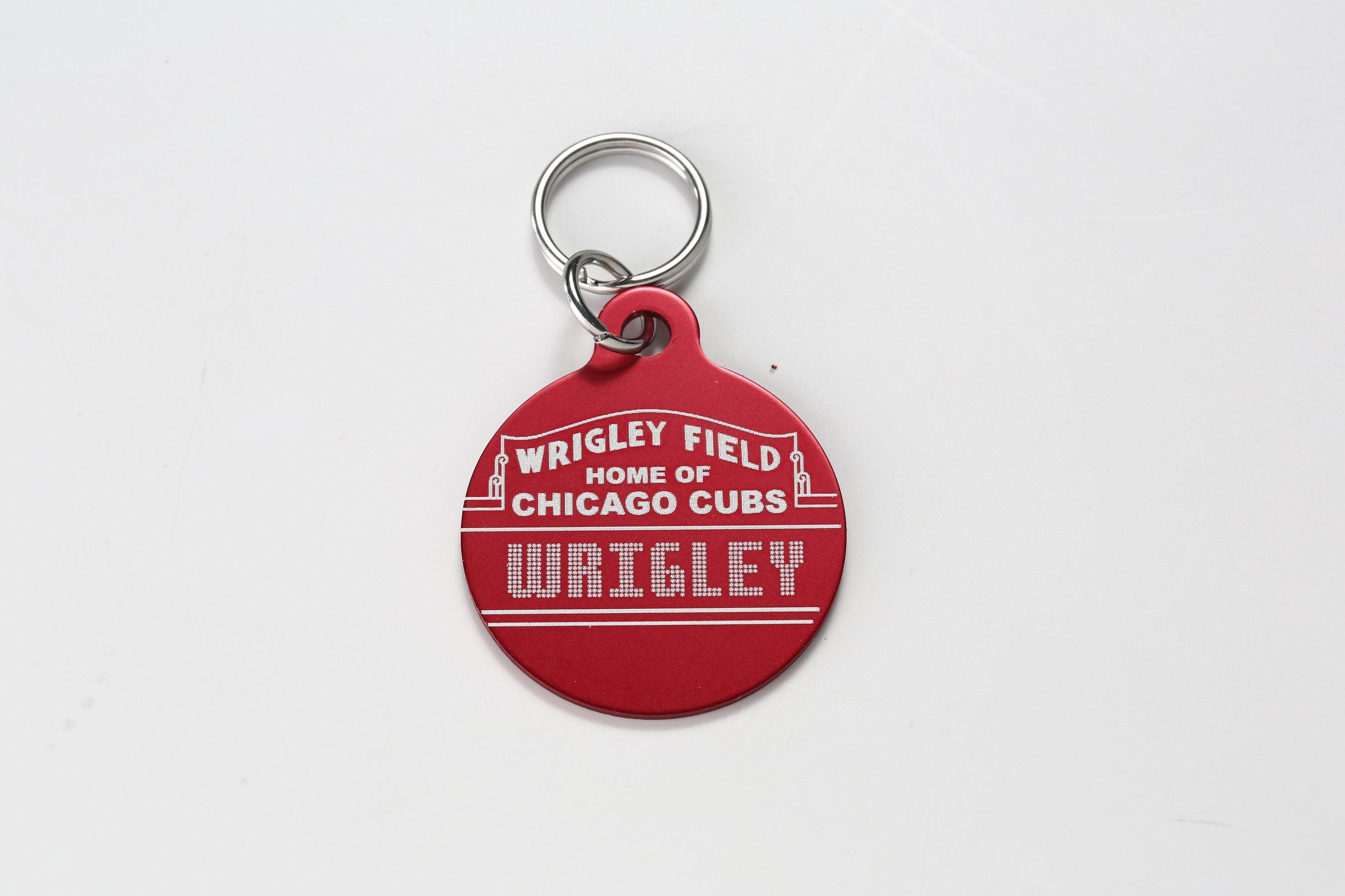 Personalized Wrigley Field Pet Tag, Cubs Pet Tag, Cubs Cat Tag