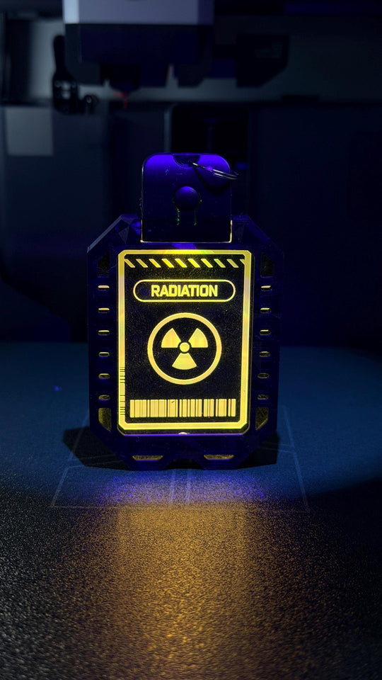 Cyberpunk LED Badges – Rechargeable Acrylic Cosplay Badge with Flash Mode