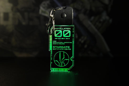 Custom LED Keychain - Rechargeable Color Changing Pendant with Personalized Image