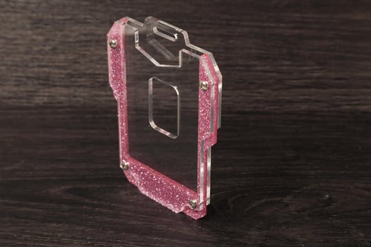 Cyberpunk ID Card Holder - Stylish Futuristic Badge & Keycard Accessory
