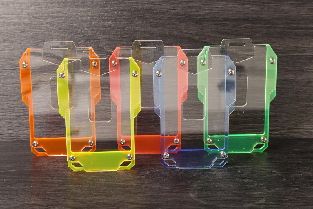 Cyberpunk ID Card Holder - Stylish Futuristic Badge & Keycard Accessory