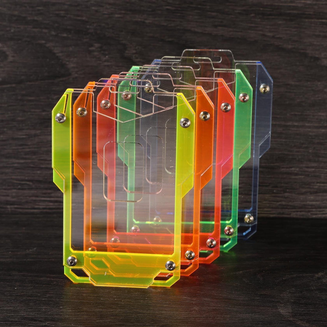 Cyberpunk ID Card Holder - Stylish Futuristic Badge & Keycard Accessory