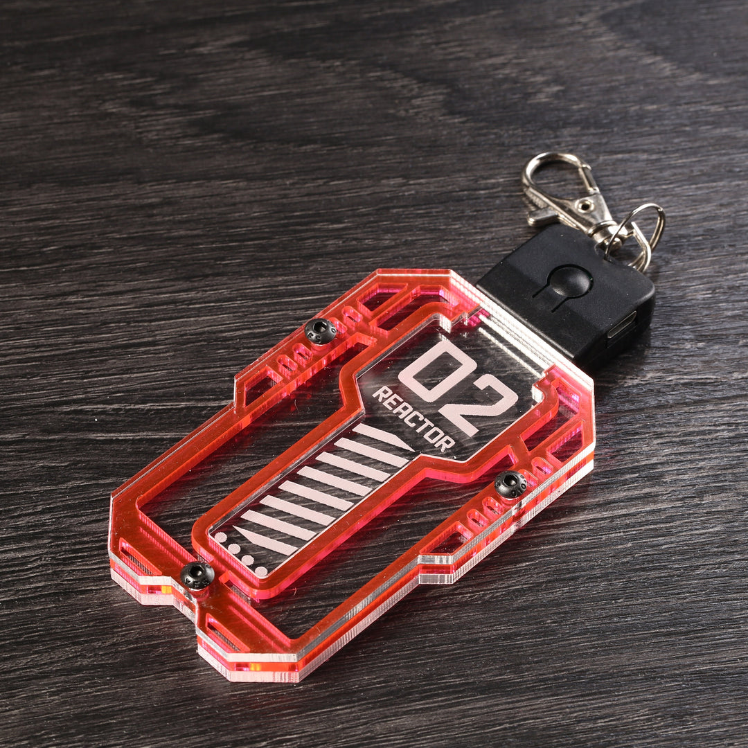Cyberpunk Access Key - LED Rechargeable Pendant | Futuristic Cosplay Prop