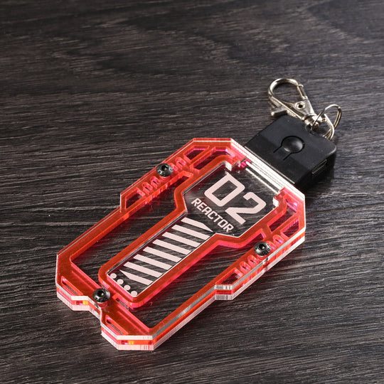 Cyberpunk Access Key - LED Rechargeable Pendant | Futuristic Cosplay Prop