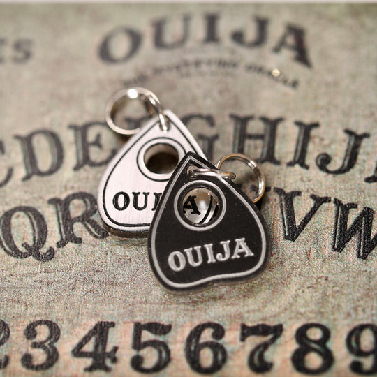 Personalized Pet Tag – Ouija Pet Tag With Stainless Steel Ring | Weatherproof Acrylic