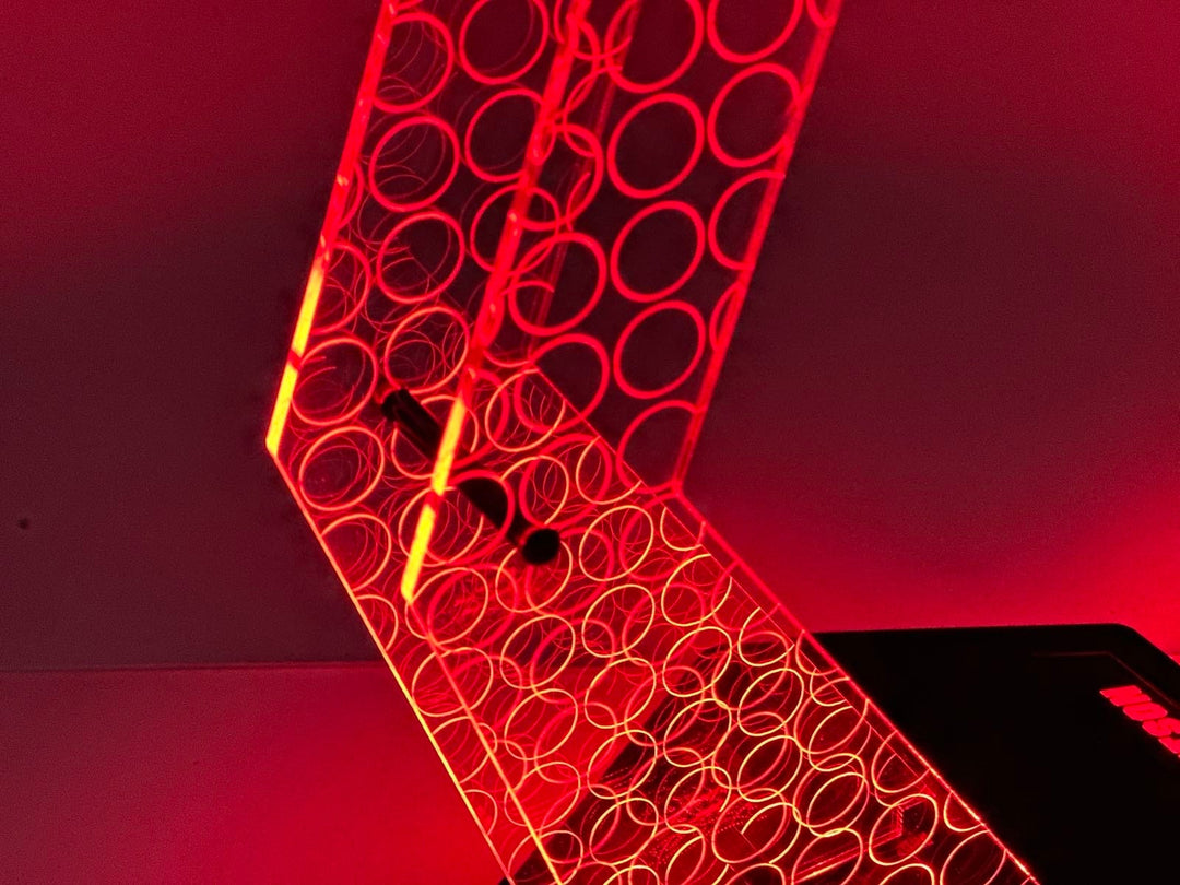 Personalized Headphone Stand | Custom Gamer Gift | RGB LED Universal Headset Organizer