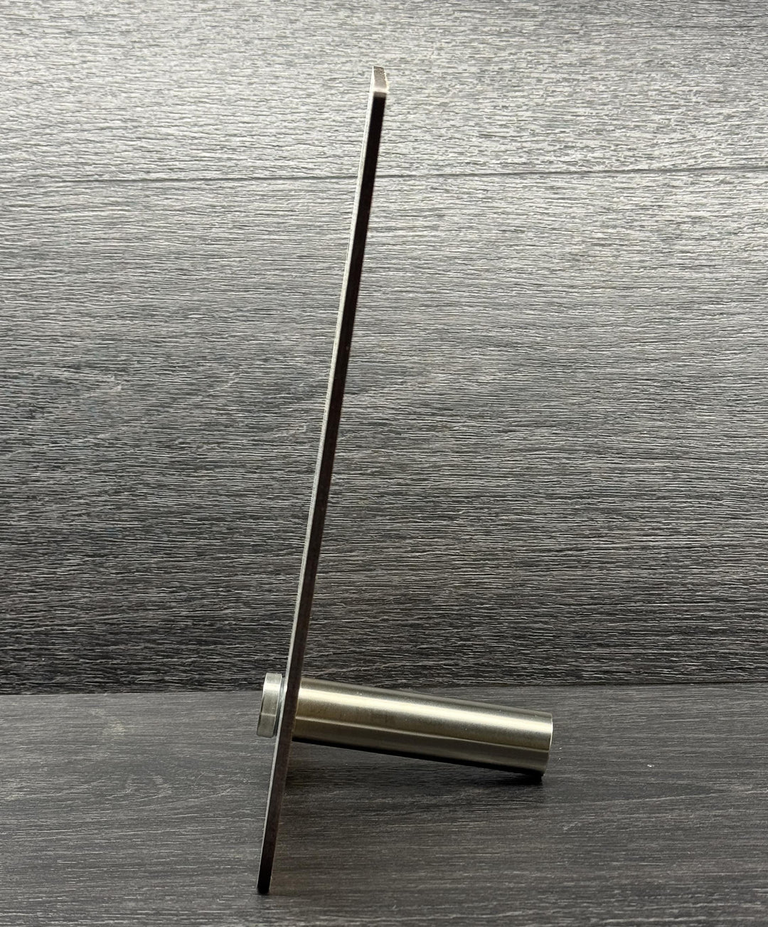 Wooden QR Code Sign – Custom Business QR Signage | Engraved Logo Tabletop Display