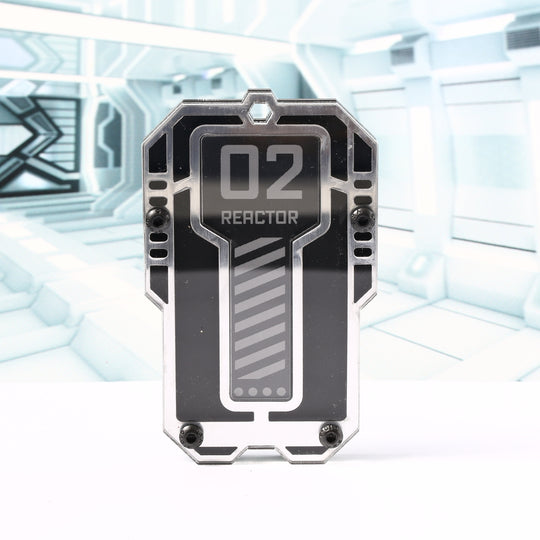 Cyberpunk Key Necklace – Futuristic Key Pendant | UV Reactive Acrylic Accessory