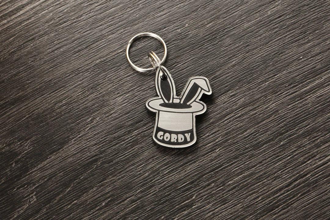 Custom Pet Tag - Personalized Dog Collar Tag With Silent, Weatherproof Acrylic Design