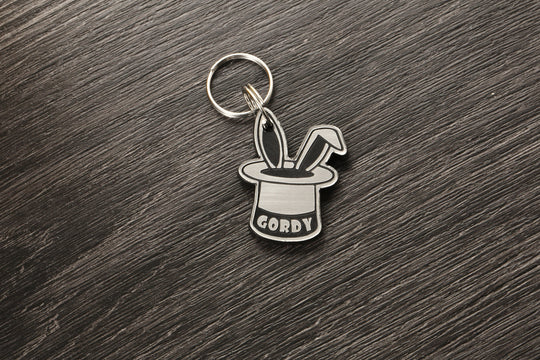 Custom Pet Tag - Personalized Dog Collar Tag With Silent, Weatherproof Acrylic Design