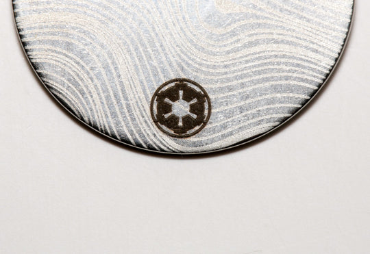 Personalized Dog Tag - Beskar Ingot Custom Pet Tag | Weatherproof Metal ID