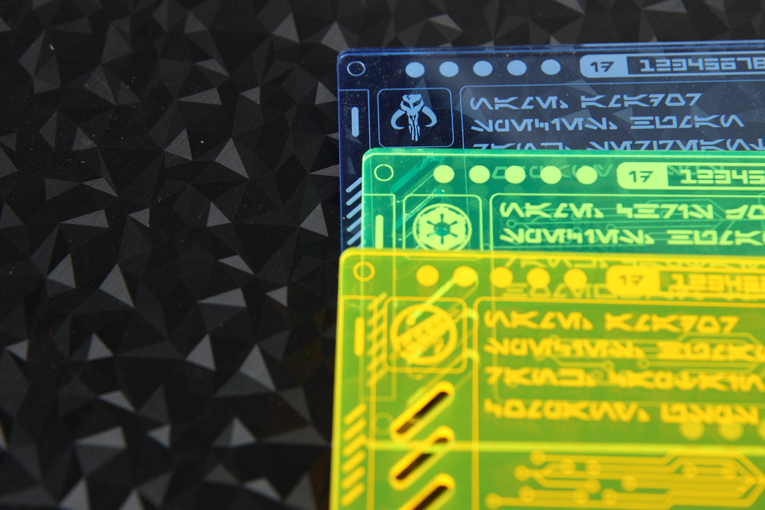 Star Wars ID Card – Custom Acrylic Badge | Personalized Sci Fi Cosplay Prop