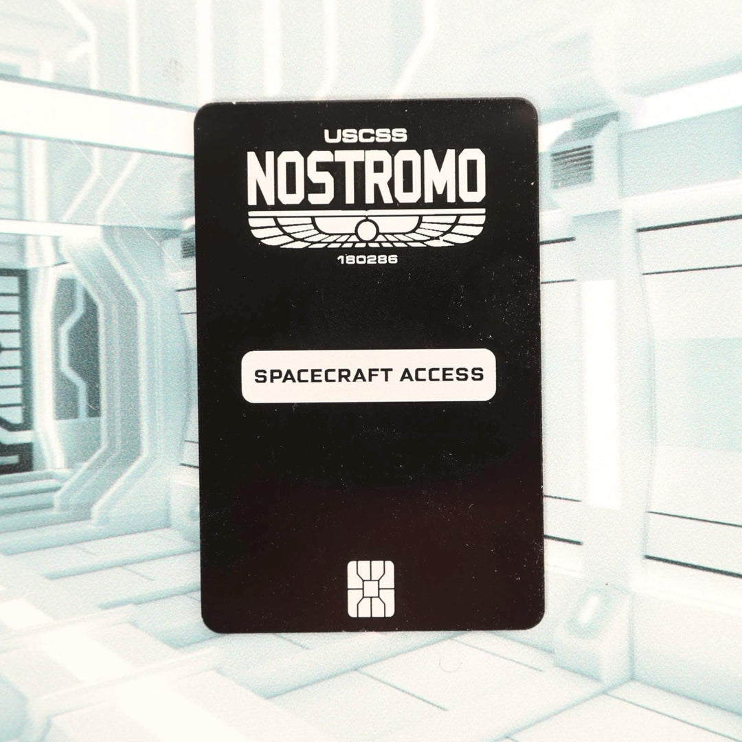 USCSS Nostromo ID Card – Personalized Laser Engraved Aluminum Access Pass