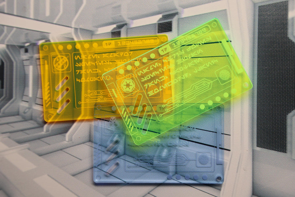 Star Wars ID Card – Custom Acrylic Badge | Personalized Sci Fi Cosplay Prop