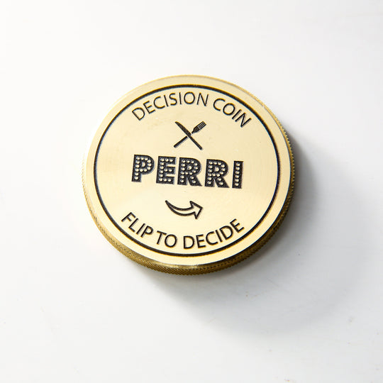 Decision Coin - Couples Flip Coin | Personalized Baby Shower Gift & Fun Keepsake