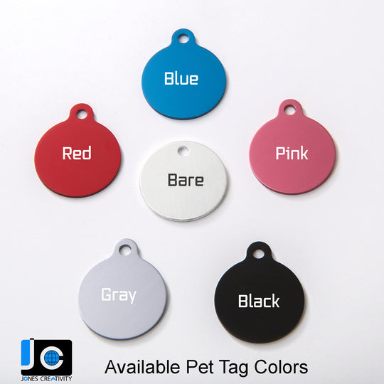 Personalized Sci-Fi Pet Tag - Custom Name Aluminum Weatherproof Pet ID Tag