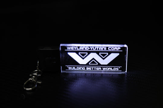 LED Illuminated Keychain – Color Changing Alien Cosplay Accessory with USB Charging