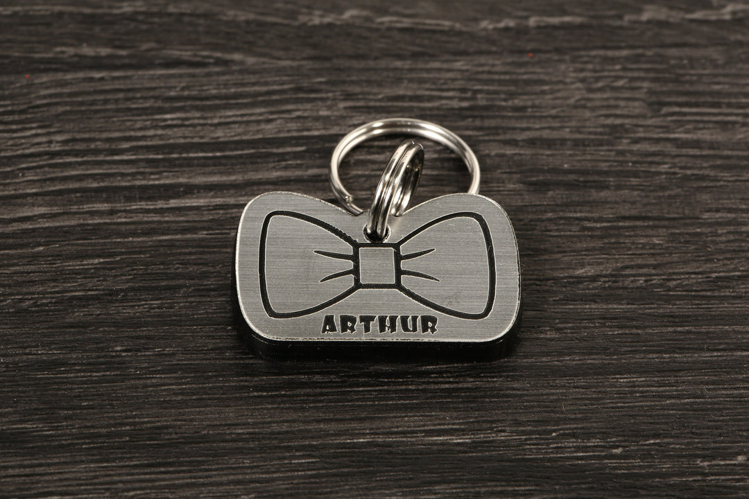 Custom Pet Tag - Personalized Dog Collar Tag With Silent, Weatherproof Acrylic Design