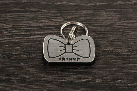 Custom Pet Tag - Personalized Dog Collar Tag With Silent, Weatherproof Acrylic Design