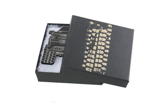 Pickup Truck Ornament - 4x4 Christmas Ornament With Precision Cut Acrylic Gift Box Option