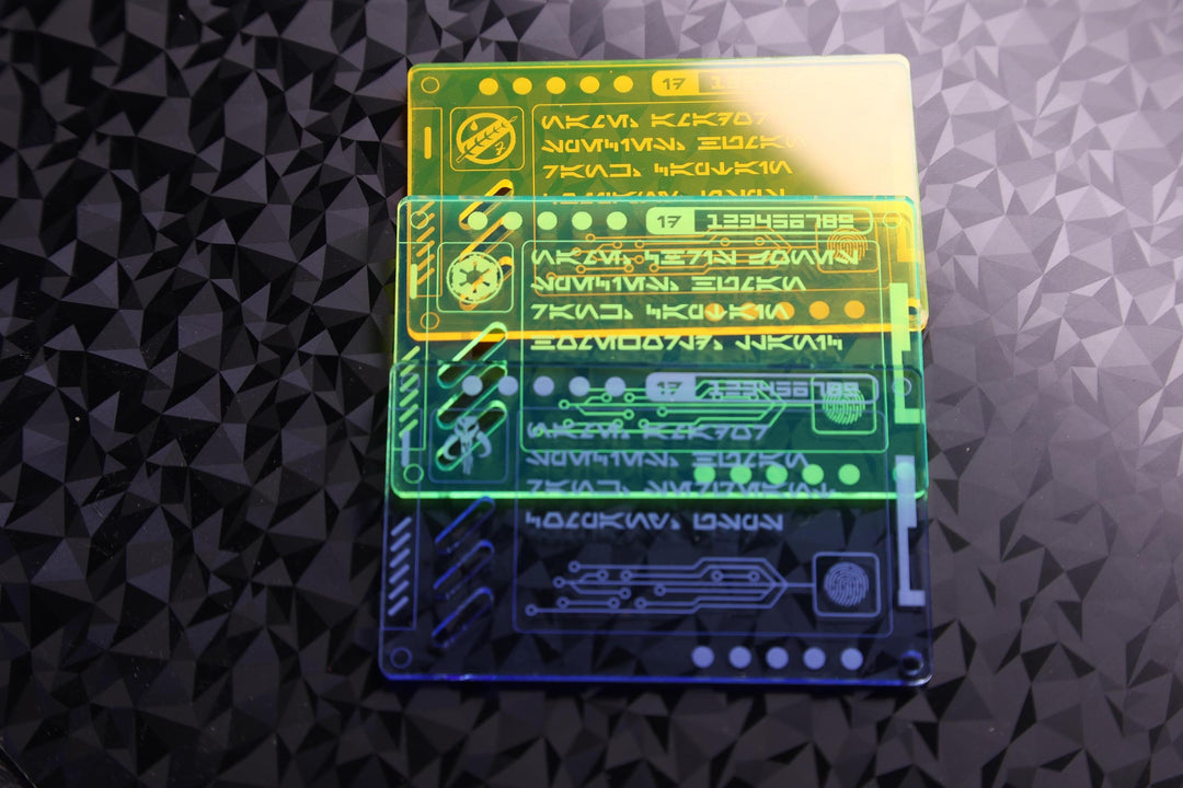 Star Wars ID Card – Custom Acrylic Badge | Personalized Sci Fi Cosplay Prop