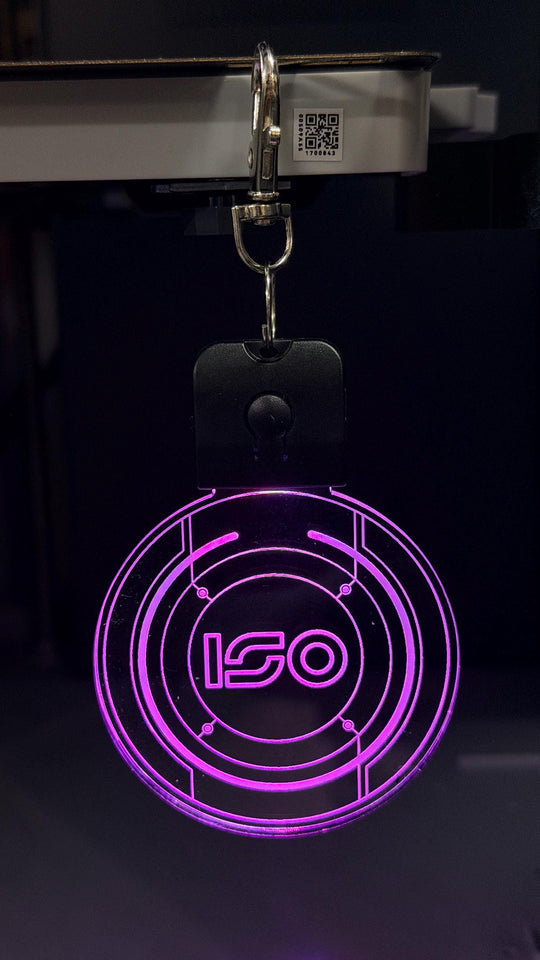 LED Identity Disc - Personalized Color Changing LED Charm for Cosplay Gear