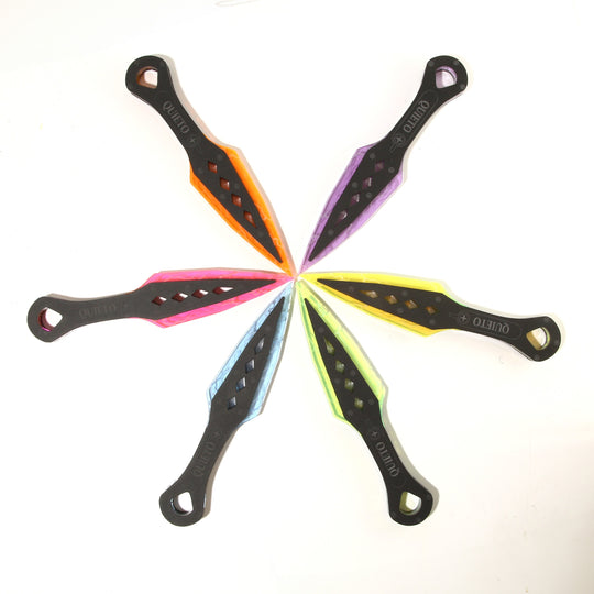 Cyberpunk Knife – UV Reactive Blade | Glow Under Blacklight – Premium Cast Acrylic Dagger