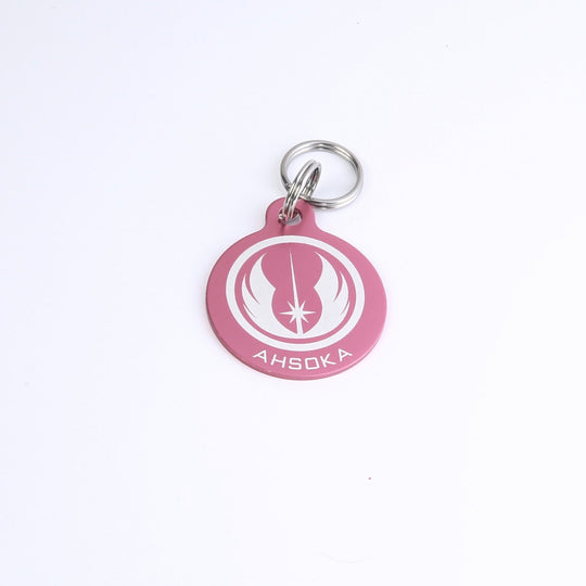 Personalized Sci-Fi Pet Tag - Custom Name Aluminum Weatherproof Pet ID Tag