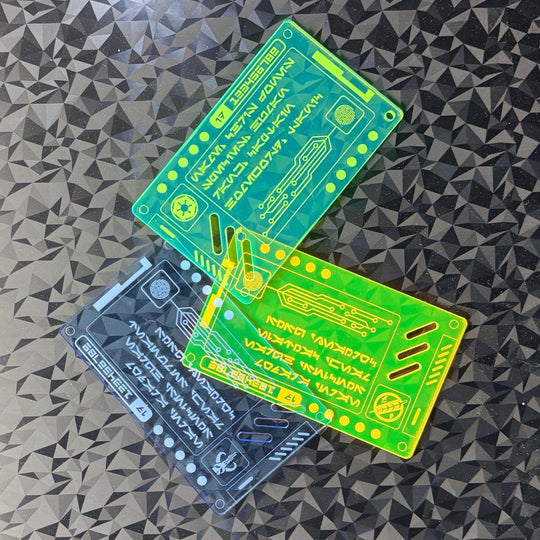 Star Wars ID Card – Custom Acrylic Badge | Personalized Sci Fi Cosplay Prop