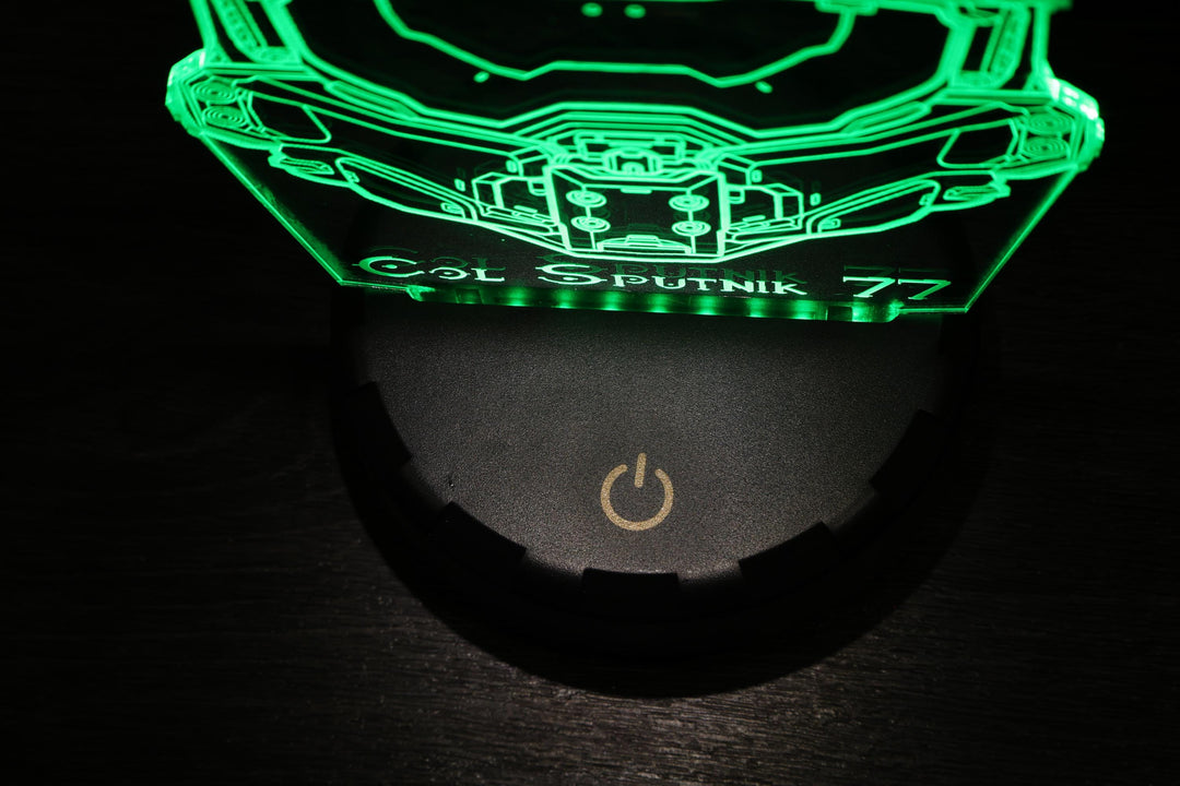 Master Chief Helmet LED Light Sign - Color Changing RGB Lamp with Wireless Remote
