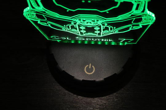 Master Chief Helmet LED Light Sign - Color Changing RGB Lamp with Wireless Remote
