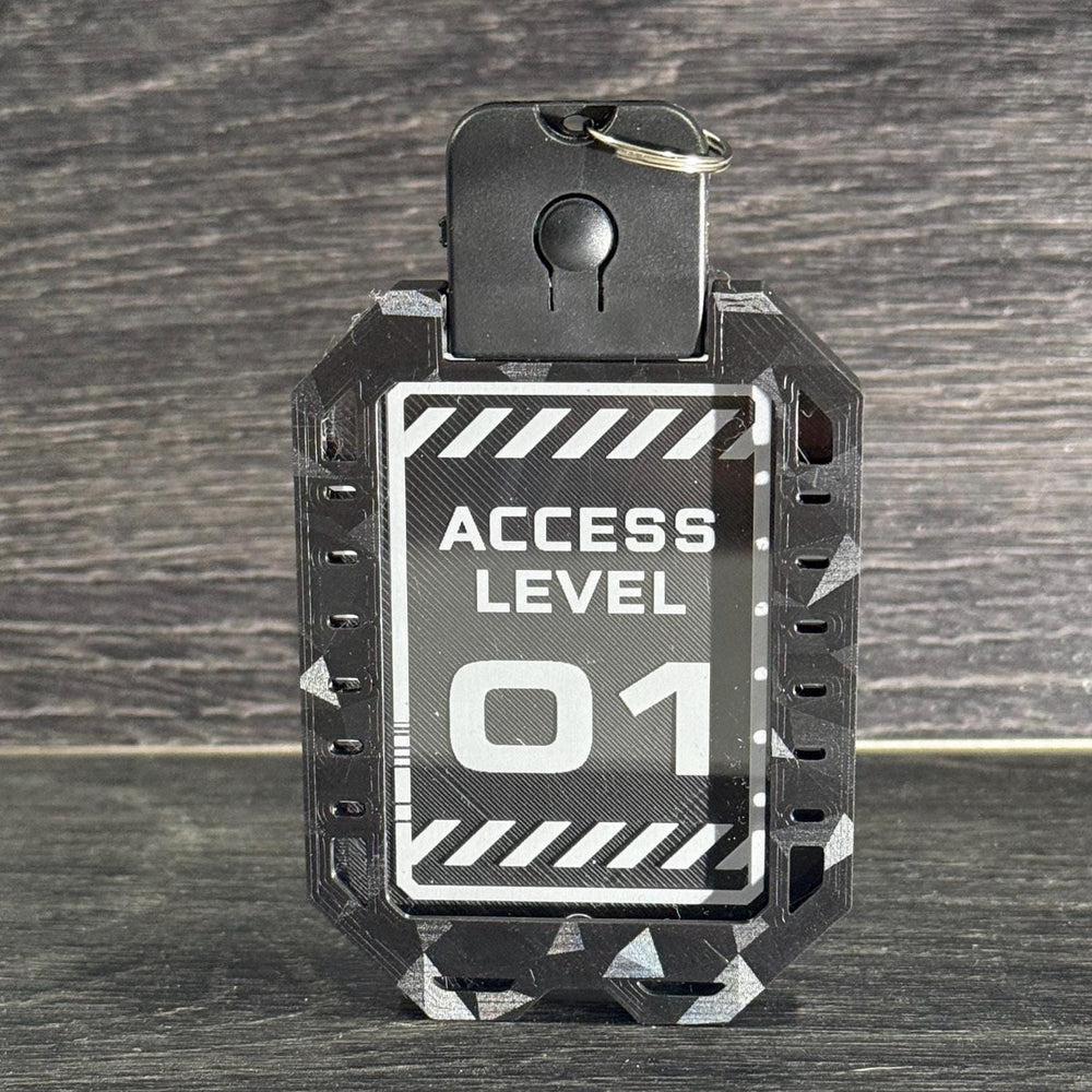 Cyberpunk LED Badges – Rechargeable Acrylic Cosplay Badge with Flash Mode