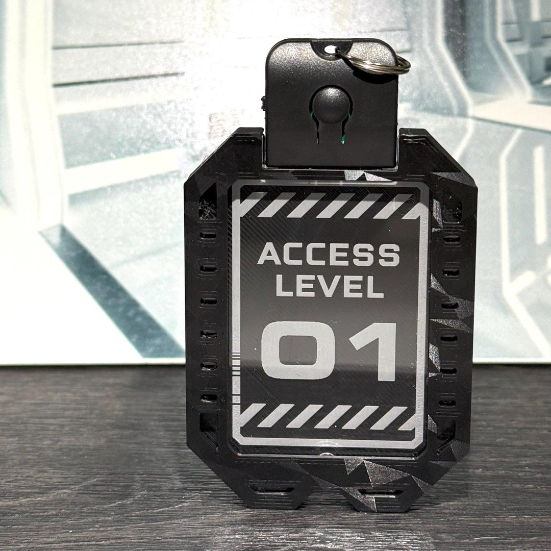 Cyberpunk LED Badges – Rechargeable Acrylic Cosplay Badge with Flash Mode