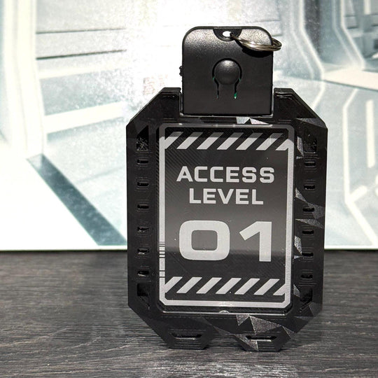 Cyberpunk LED Badges – Rechargeable Acrylic Cosplay Badge with Flash Mode