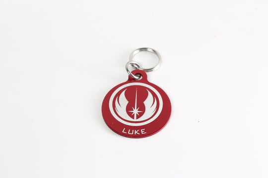 Personalized Sci-Fi Pet Tag - Custom Name Aluminum Weatherproof Pet ID Tag