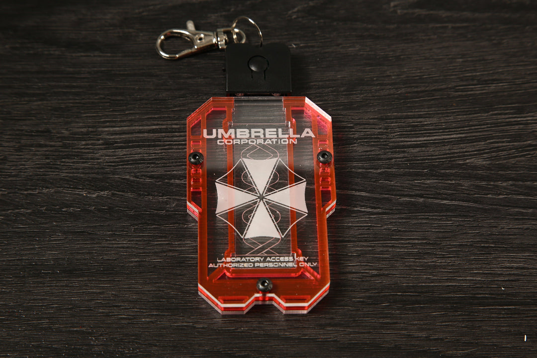 LED Biohazard Pendant - Cyberpunk Accessory With Color Changing Light-Up Necklace