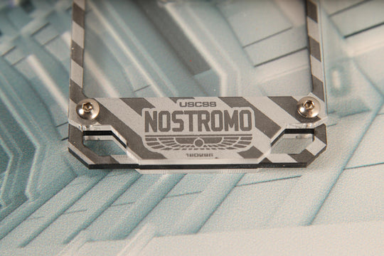 Cyberpunk Badge Holder - Transparent Acrylic Keycard ID Holder with Screws