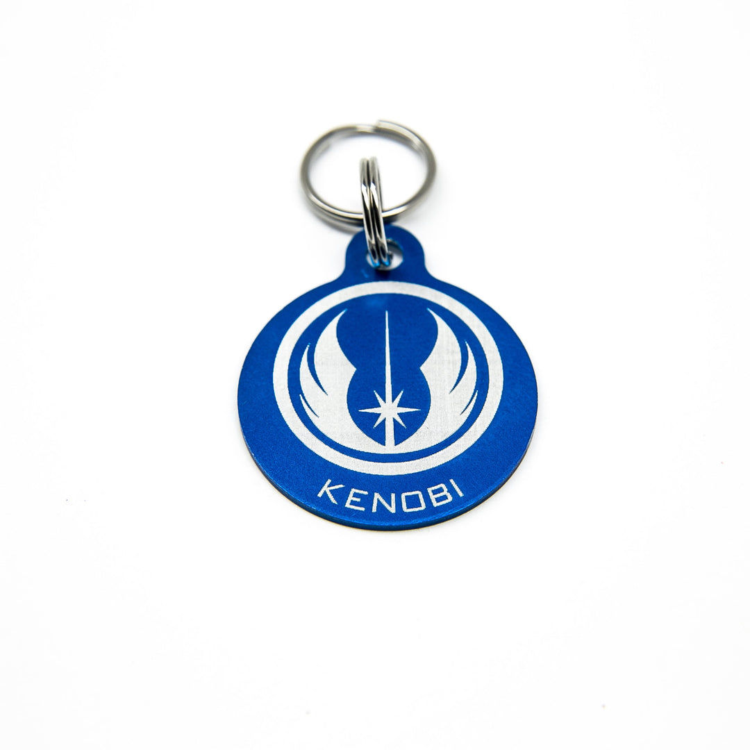 Personalized Sci-Fi Pet Tag - Custom Name Aluminum Weatherproof Pet ID Tag