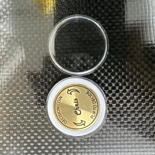 Decision Coin - Couples Flip Coin | Personalized Baby Shower Gift & Fun Keepsake