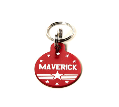 Personalized Top Gun dog tag, Sci-Fi Pet Tag, Death Star,  Cat Tag, Death Star Pet ID