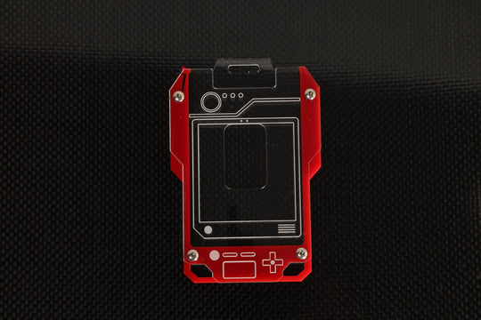 Pokedex Badge Holder - Cyberpunk Acrylic Keycard ID Case with Screws