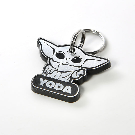 Personalized Pet Tag – Custom Star Wars Dog Collar Tag | Kylo Ren & Darth Vader