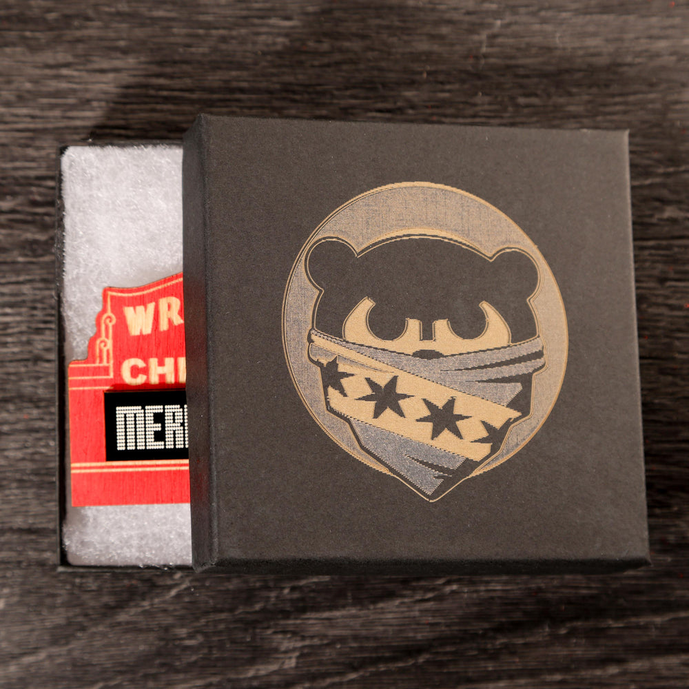 Wrigley Field Ornament - Personalized Wooden Keepsake | Cubs Fan Gift