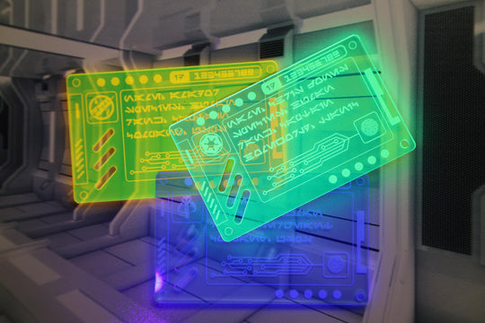 Star Wars ID Card – Custom Acrylic Badge | Personalized Sci Fi Cosplay Prop