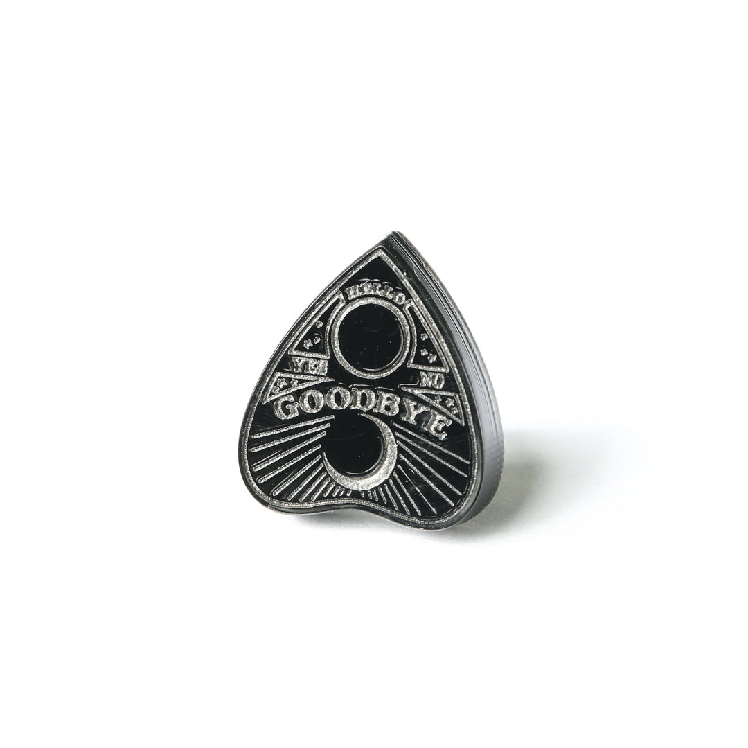 Ouija Planchette Earrings – Laser Cut Maple Wood Studs with Surgical Steel Posts