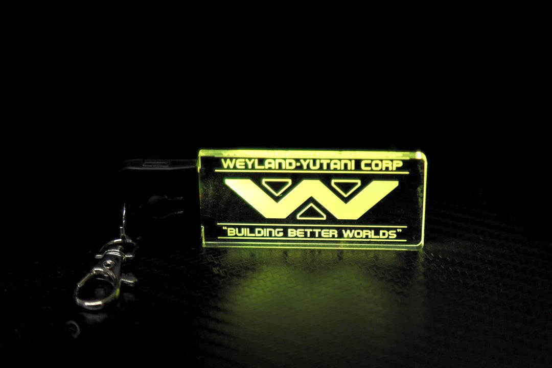 LED Illuminated Keychain – Color Changing Alien Cosplay Accessory with USB Charging