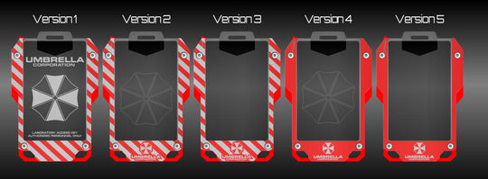 Cyberpunk Badge Holder – Custom Acrylic Work Badge with LED Rechargeable Colors