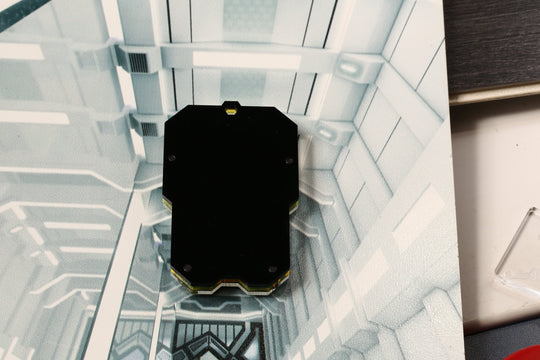 Cyberpunk Key Necklace – Futuristic Key Pendant | UV Reactive Acrylic Accessory