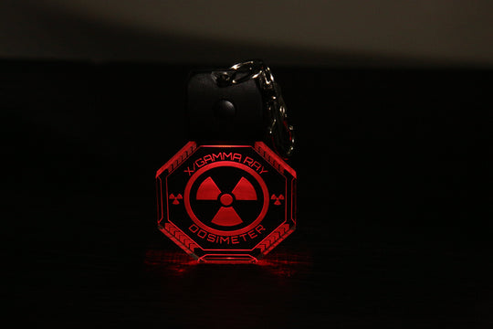 Color Changing Keychain - Cyberpunk LED Light Up Zipper Pull with USB Rechargeable Battery