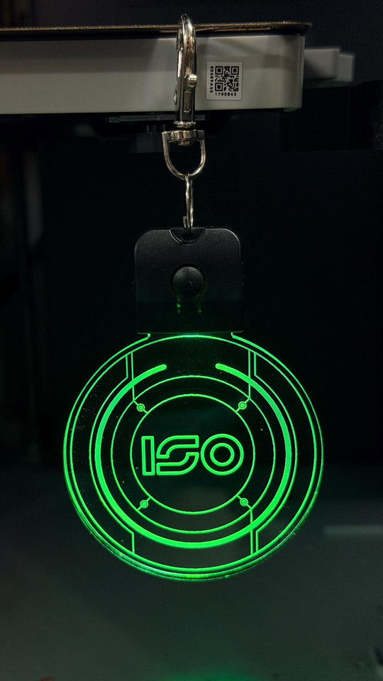 LED Identity Disc - Personalized Color Changing LED Charm for Cosplay Gear